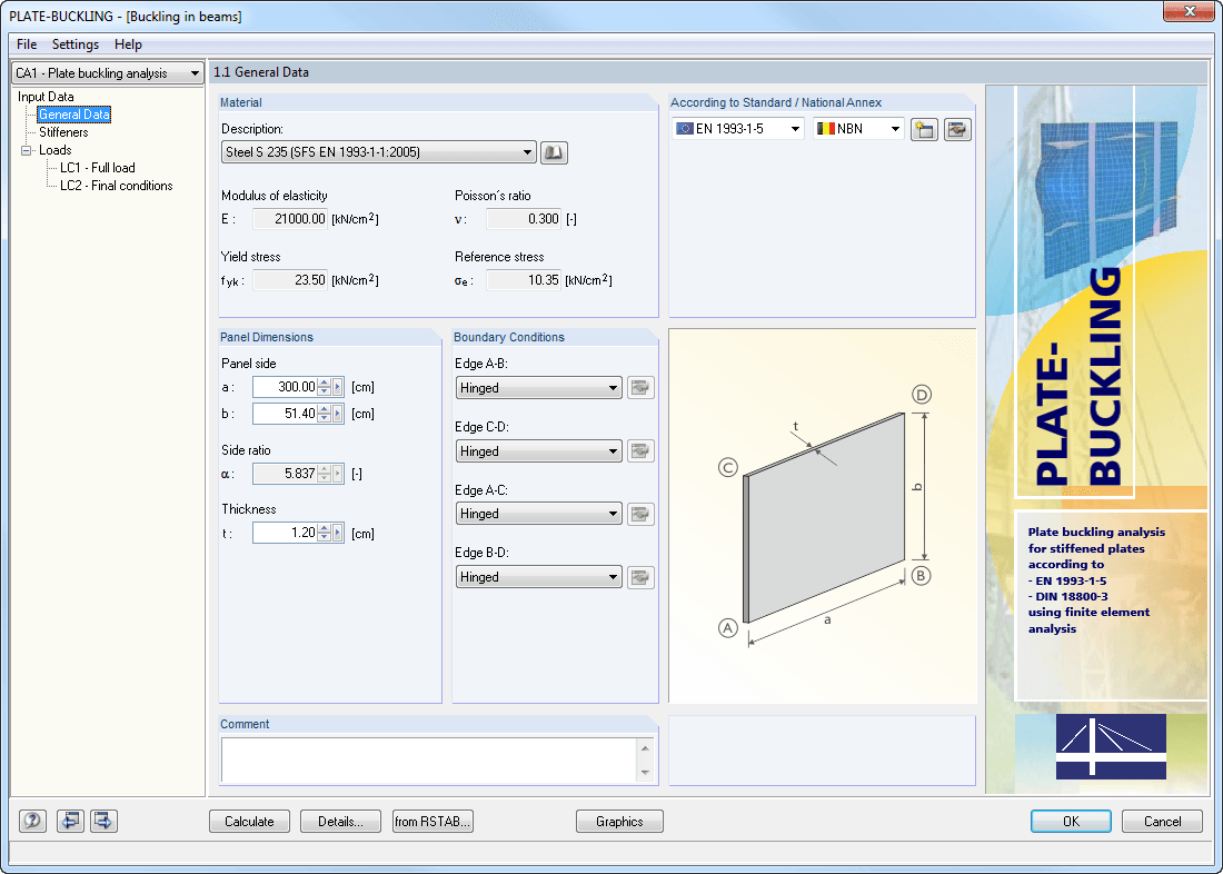DLUBAL PLATE-BUCKLING 8.06.1103注册版-结构分析与设计