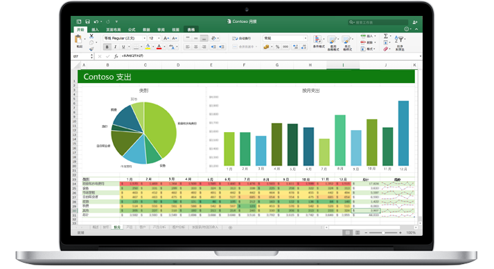 Microsoft Excel 2016 for Mac 15.34 VL多语言中文企业授权版