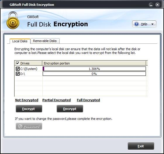 Gilisoft Full Disk Encryption 4.0多语言注册版-硬盘加密工具