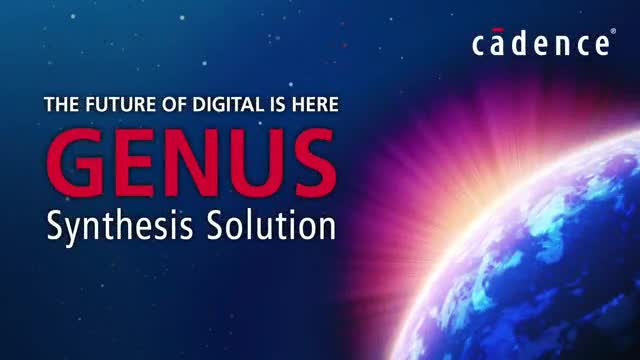 Cadence Genus Synthesis Solution 15.20.000 注册版 - RTL合成软件
