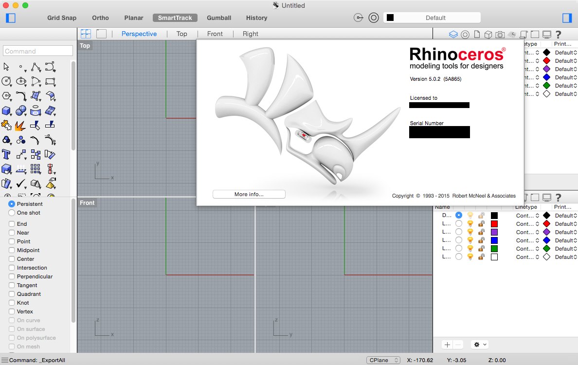 Rhinoceros for Mac 5.2.3 MacOSX 多语言注册版-3D造模