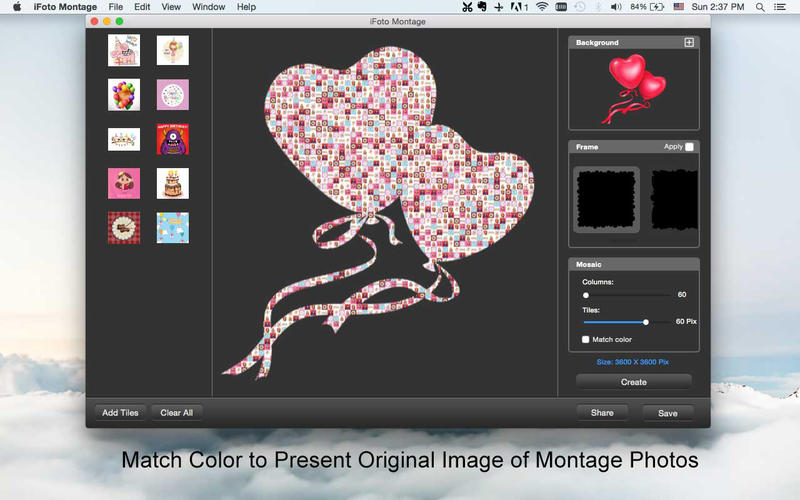 iFoto Montage 2.6 MacOSX 注册版 - Mac拼图软件