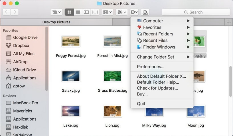 Default Folder X 5.0.6 MacOSX 注册版