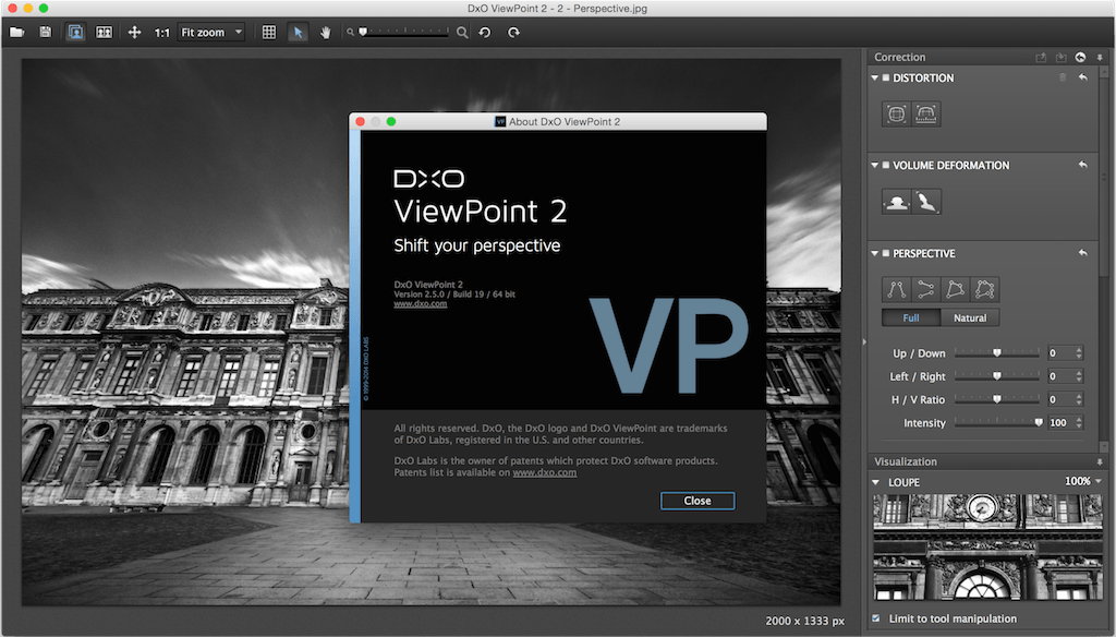 DxO ViewPoint 2.5.17 MacOsX 多语言注册版-照片比例校正软件