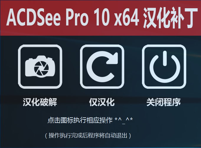 ACDSee Pro 10 x64 汉化补丁