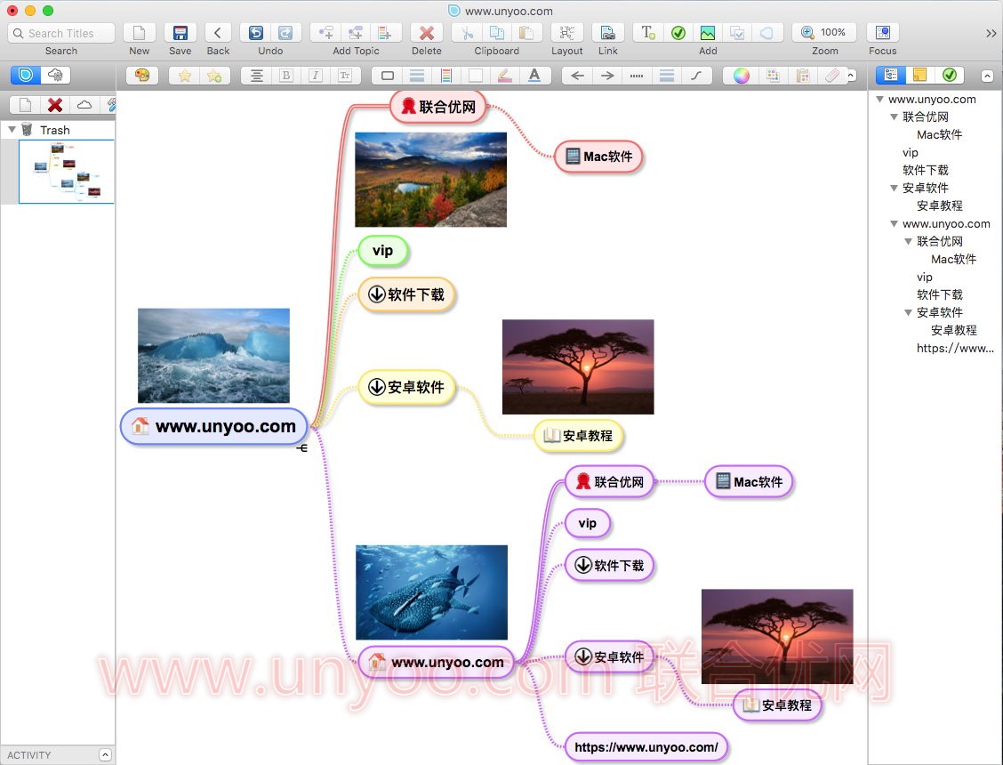 SimpleMind v1.21 MacOSX 多语言中文注册版 - 轻量级思维导图