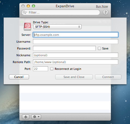 ExpanDrive 5.4.0 MacOSX 注册版-FTP/Server远程管理工具