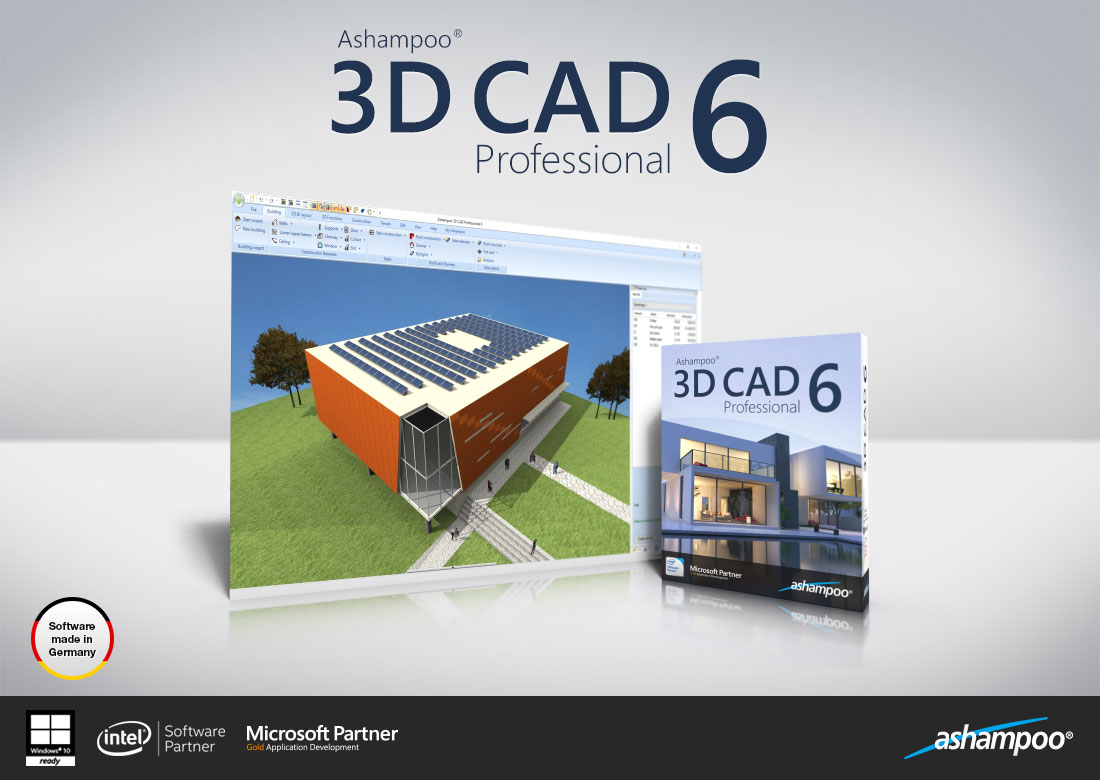 Ashampoo 3D CAD Professional 6.0 多语言注册版- 3D CAD图纸绘制