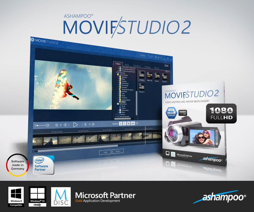 Ashampoo Movie Studio Pro 2.0.9.7多语言中文注册版