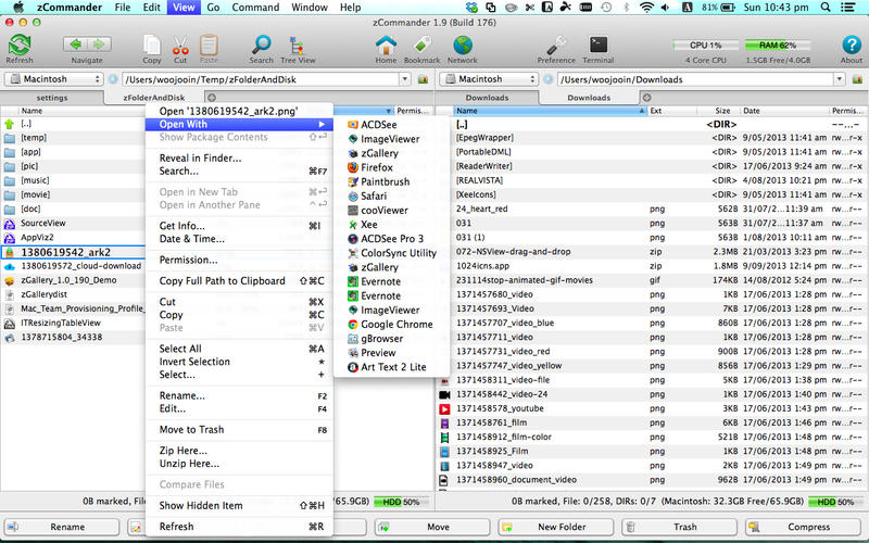 zCommander 2.6 MacOSX 多语言注册版-文件管理软件