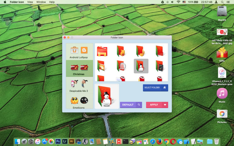Folder icon designer 3.7 MacOSX 注册版-文件夹图标制作软件
