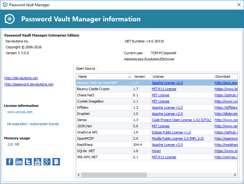 Password Vault Manager Enterprise 7.7.0.0 注册版附注册机-密码管理工具