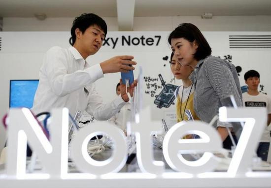 三星在中国大陆召回19万台Note7手机 可全额退款