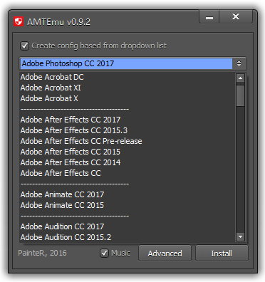 AMTEmu v0.9.2/v0.8.1 Win/Mac 正式版最新版-Adobe通用破解激活工具