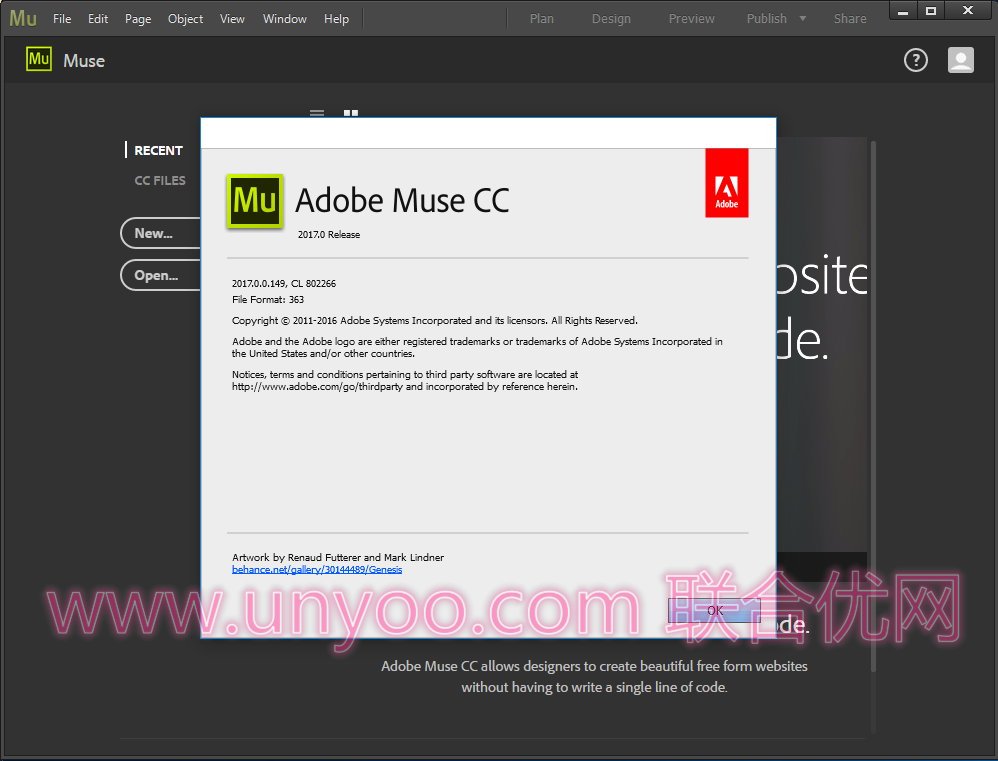 Adobe Muse CC 2017.0.3.20 Win/Mac多语言正式注册版 - 网页设计工具