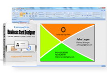 Business Card Designer 5.10 注册版-名片设计系统-龙软天下