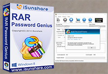 iSunshare RAR Password Genius v3.1.20 注册版附注册码-RAR密码恢复-龙软天下