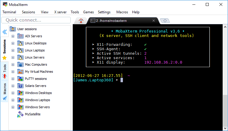 MobaXterm Professional v11.1 Build 3860 注册版-全功能SSH/X远程客户端-Xmanager最佳替代品