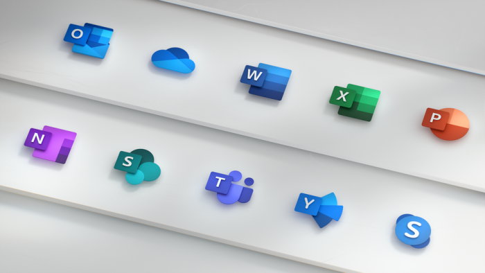 微软用更现代化的风格重新设计更新Microsoft Office系列软件的各个图标