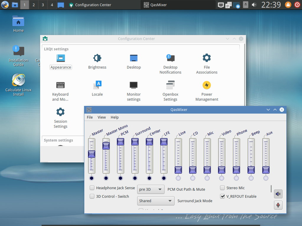 Calculate Linux Desktop 18 LXQt 正式版-基于Gentoo的Linux系统