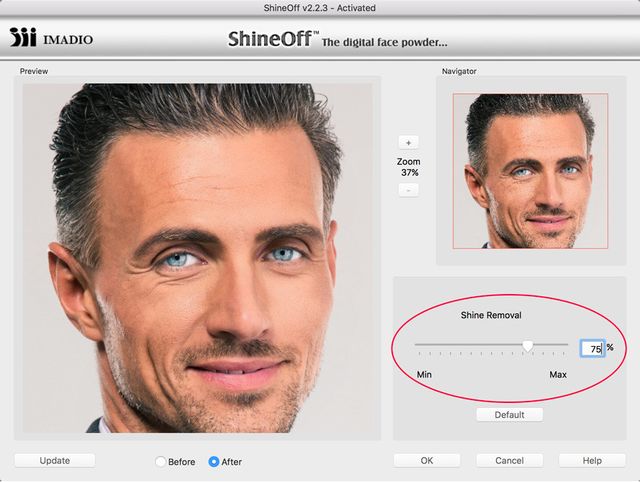ShineOff Photoshop Plug-In v2.2.5 注册版-图像高光消除滤镜