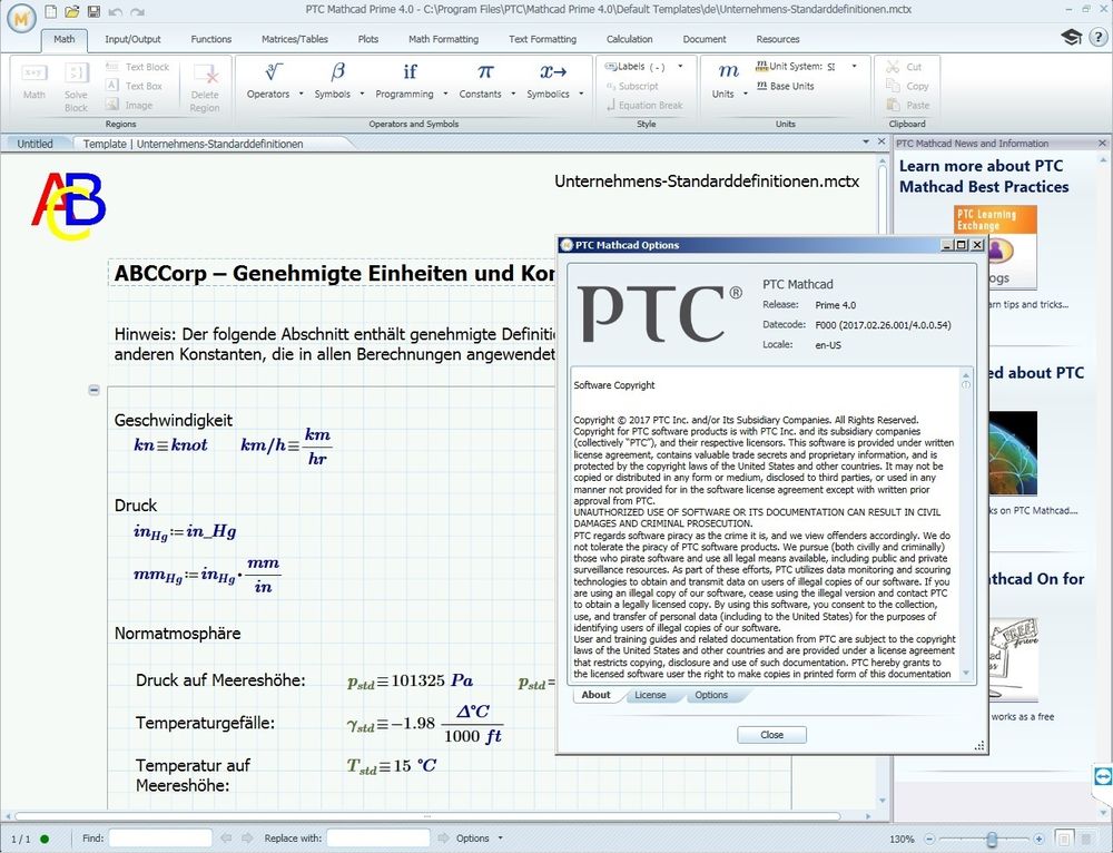 PTC Mathcad Prime 6.0 多语言中文注册版-工程数学软件