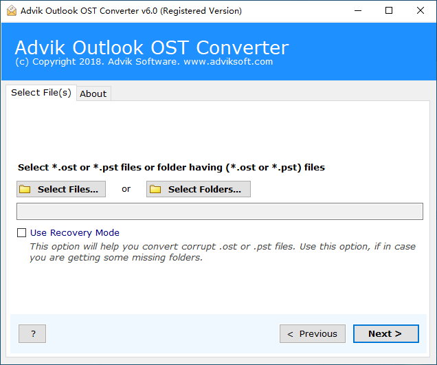 Advik Outlook OST Converter v6.0 多语言注册版-OST文件转换工具