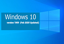 Windows 10 version 1909（February 2020 Update）19H2 MSDN正式版ISO镜像-简体中文/繁体中文/英文-龙软天下