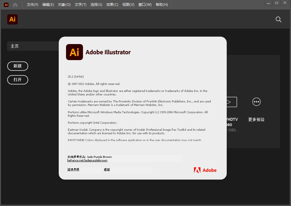 Adobe Illustrator 2021 v25.4.1.498 x64 Multilingual 多语言中文注册版