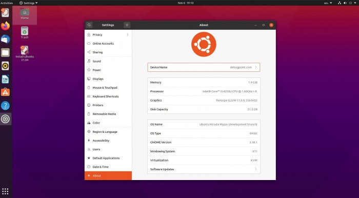 Ubuntu 20.04.2 LTS 第 2 个维护版本更新附下载地址
