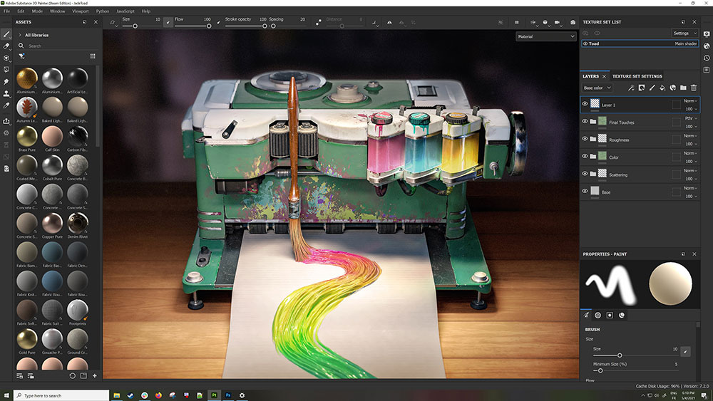 Adobe Substance 3D Painter V8.1.2.1782 x64 正式注册版-3D绘制软件