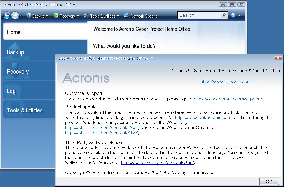 Acronis Cyber Protect Home Office Build 41126 Multilingual Bootable ISO 最新正式版