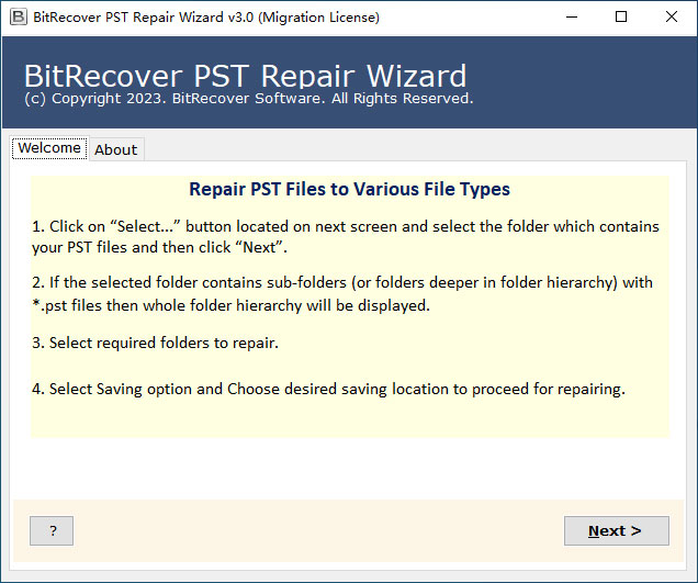 BitRecover PST Repair Wizard v3.0 Multilingual 注册版 - PST文件修复
