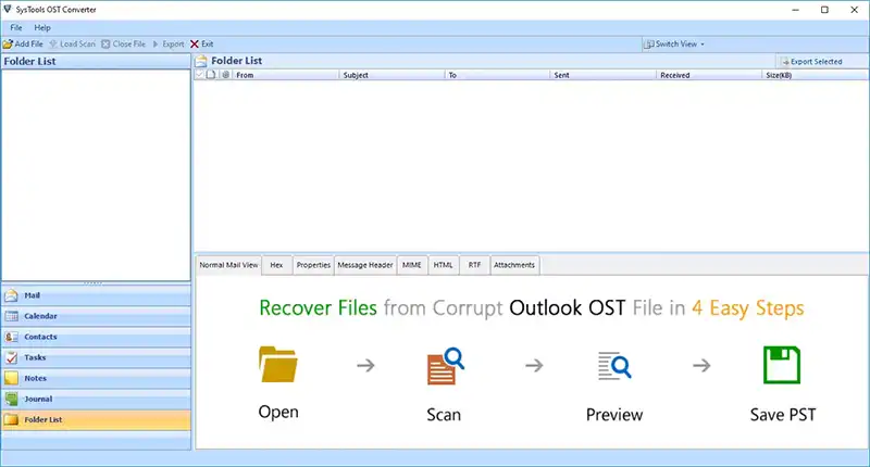 SysTools OST to PST Converter v9.0.0 注册版 - OST文件转换恢复PST