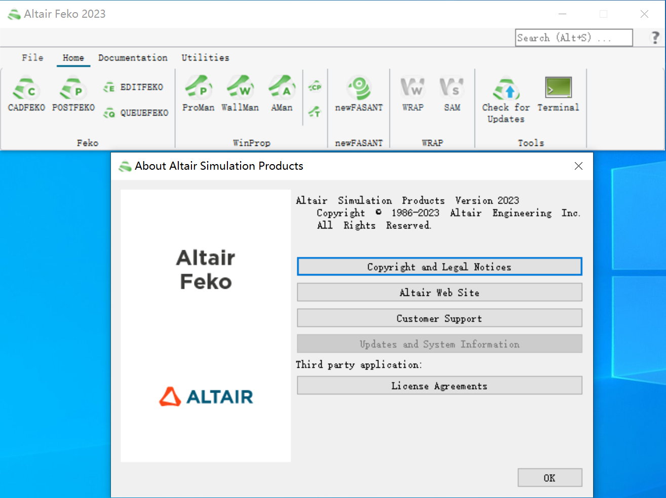 Altair Feko 2023.1.1 x64 注册版 - 高频电磁仿真