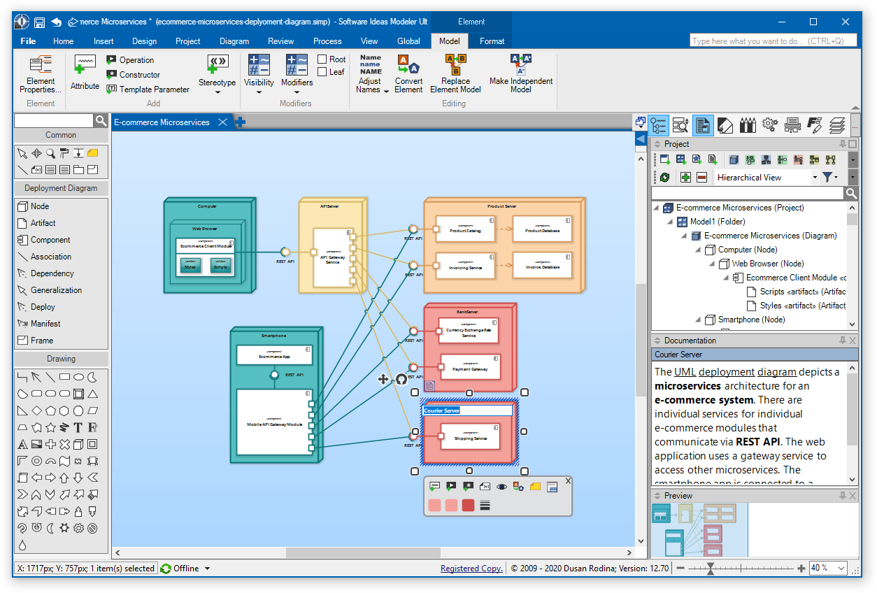 Software Ideas Modeler Ultimate 14.09 注册版-智能CASE工具和图表软件
