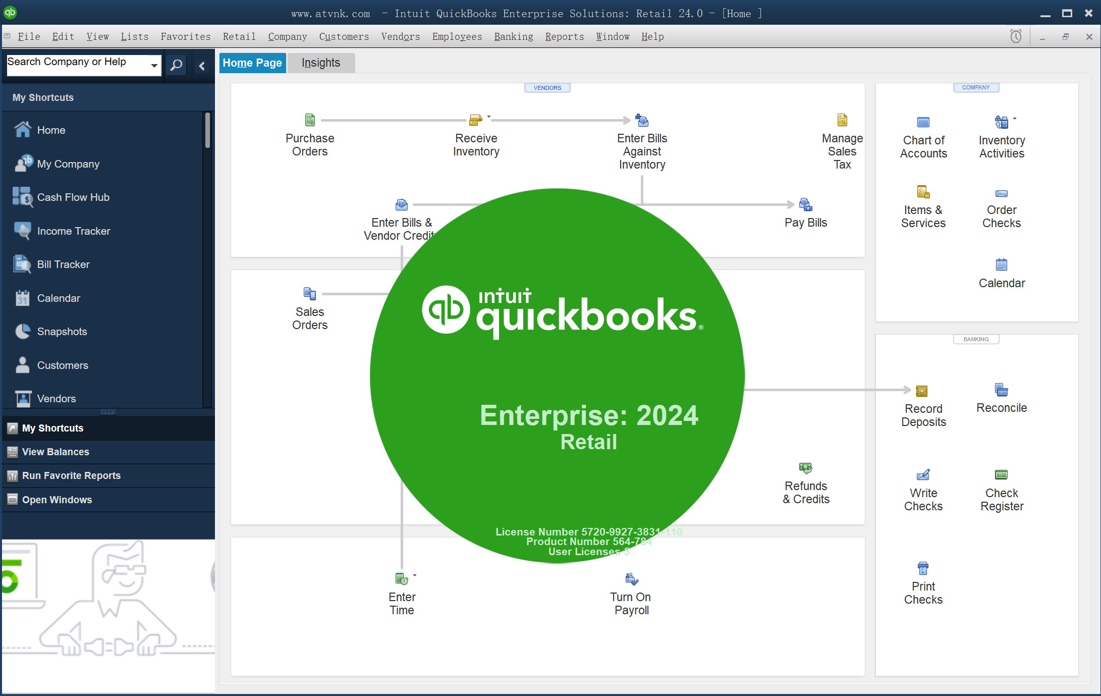 Intuit QuickBooks Enterprise Solutions 2024 R3+Accountant 注册版