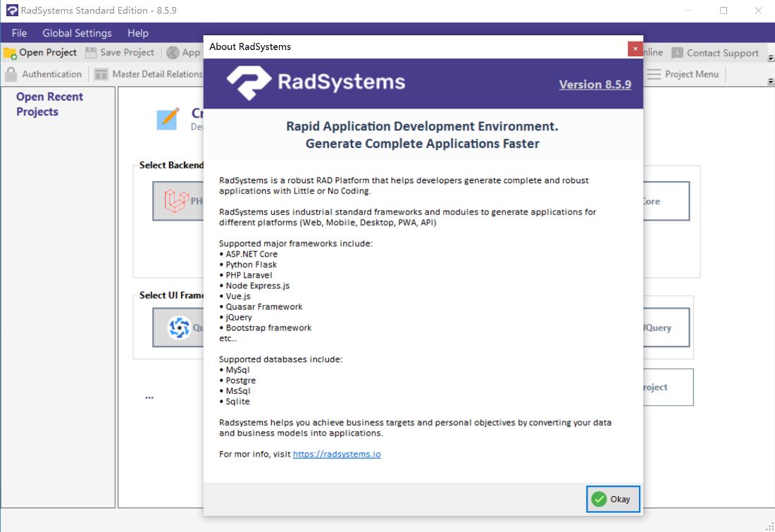 RadSystems Studio v8.5.9 注册版 - 编程开发环境