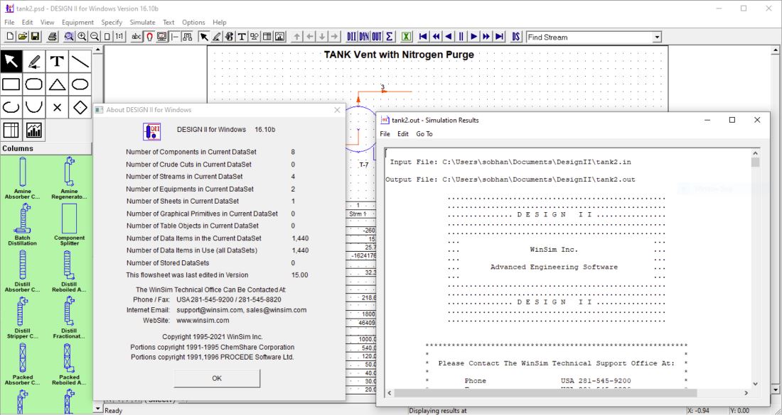 WinSim DESIGN II v16.10 注册版 - 化学过程模拟