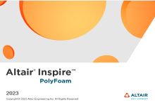 Altair Inspire PolyFoam 2023.0 x64 Multilingual 中文注册版 - 聚氨酯发泡仿真-龙软天下