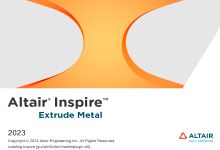 Altair Inspire Extrude Metal 2023.0 x64 Multilingual 中文注册版 - 金属挤压设计仿真-龙软天下