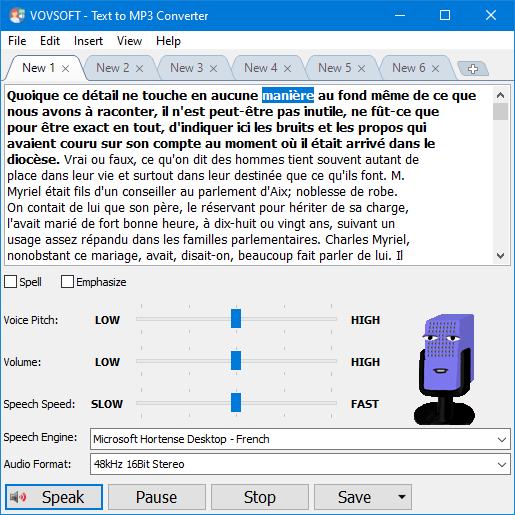 VovSoft Text to MP3 Converter 3.0 注册版-文本转语音转换器